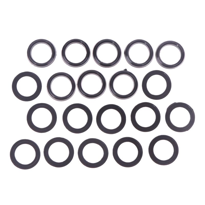 

20 шт. Комплект для ремонта прокладок распылителя 20 шт. V-образная набивка и клапан для ранцевого типа моторизованного опрыскивателя Аксессуары чёрный