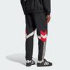Adidas Originals SS24 Manchester United Track Series Retro Sports Lace-Up Color-Block Casual Knit Pants Men Pants Black IS6527