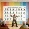 Tableau d'exercices de Tai Chi sur chaise pour seniors Plan d'exercices structuré de 30 jours avec Tai Chi assis et exercices de marche