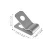 Easy Installation For Reliable Fastening Cattle Panel Clips Aluminum Wire Clips Reliable Fastening Sturdy Aluminum Material