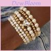 Heart Pendant Womens Bracelet Set With Geometric Design For Fashion Gift