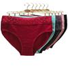 Unterwäsche Damen Baumwolle Hochhaus Spitze Mütter Damen Schlüpfer Höschen Slips Dessous Plus Size Lot 6 Stück