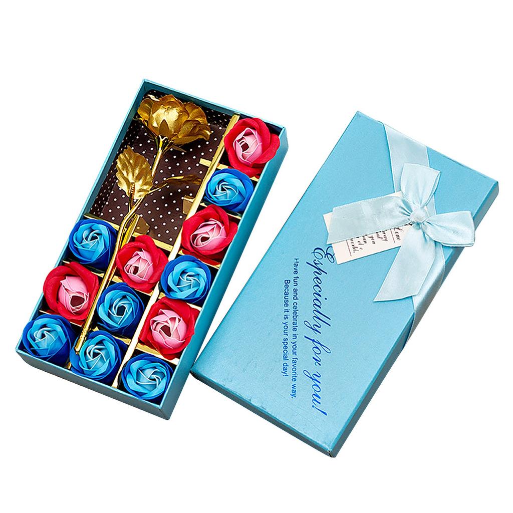 Valentýn vonné mýdlo květina dárek Rose Box svatební festival dárek