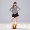 Women's Korean Style Doll Collar Knit Cardigan