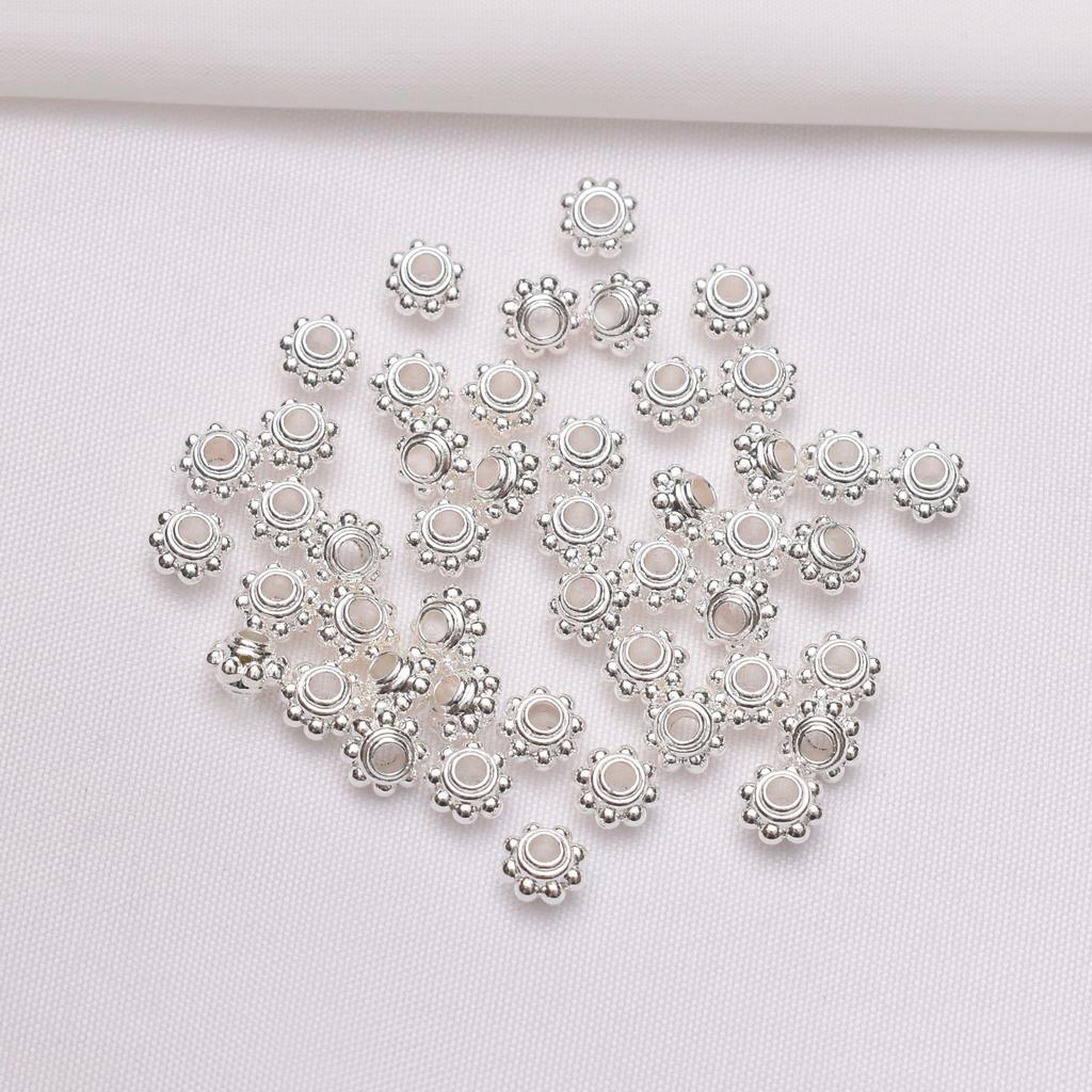100pcs Color-Preserving Bead Bracelet, Bead Spacer, Diy Handmade Bracelet, Necklace, Beaded Material Spacer.