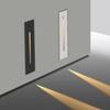 Simple Wall Lamp IP65 Waterproof Outdoor Indoor Night Lighting Sensor LED Step Light for Hallway Staircase Decorative Lighting