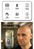 VGR335 Rechargeable Electric Beard Trimmer & Three-Blade Shaver, IPX6 Waterproof Razor