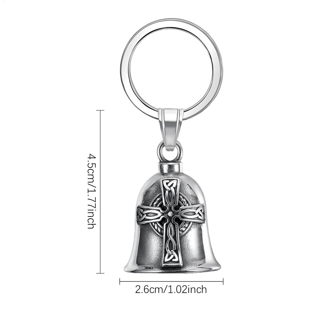 

Motorcycle Lucky Bell Vintage Punk Bell pendant Necklace Biker Keychain Motorcycle Riding Rock Party Jewelry Accessories