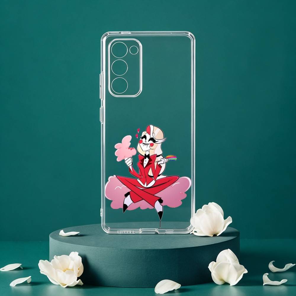 Charlie Morningstar H-Hazbin H-Hotel Phone Case For Samsung Galaxy S24 S25 S23 S22 S21 Plus S24 S25 Transparent Cover Case