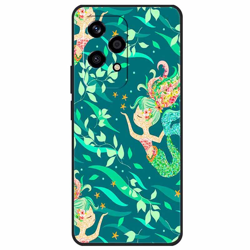 

For Honor 200 Lite Case Pattern Printing Soft TPU Cell Phone Cover Beauty Fish