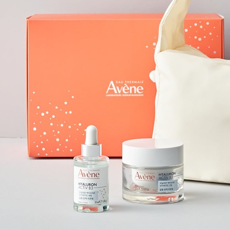 [Avene] HAB3 Elastic Lifting Anti-Aging Serum 30mL + Cream 50mL + Half Shirring Bag Planning Set