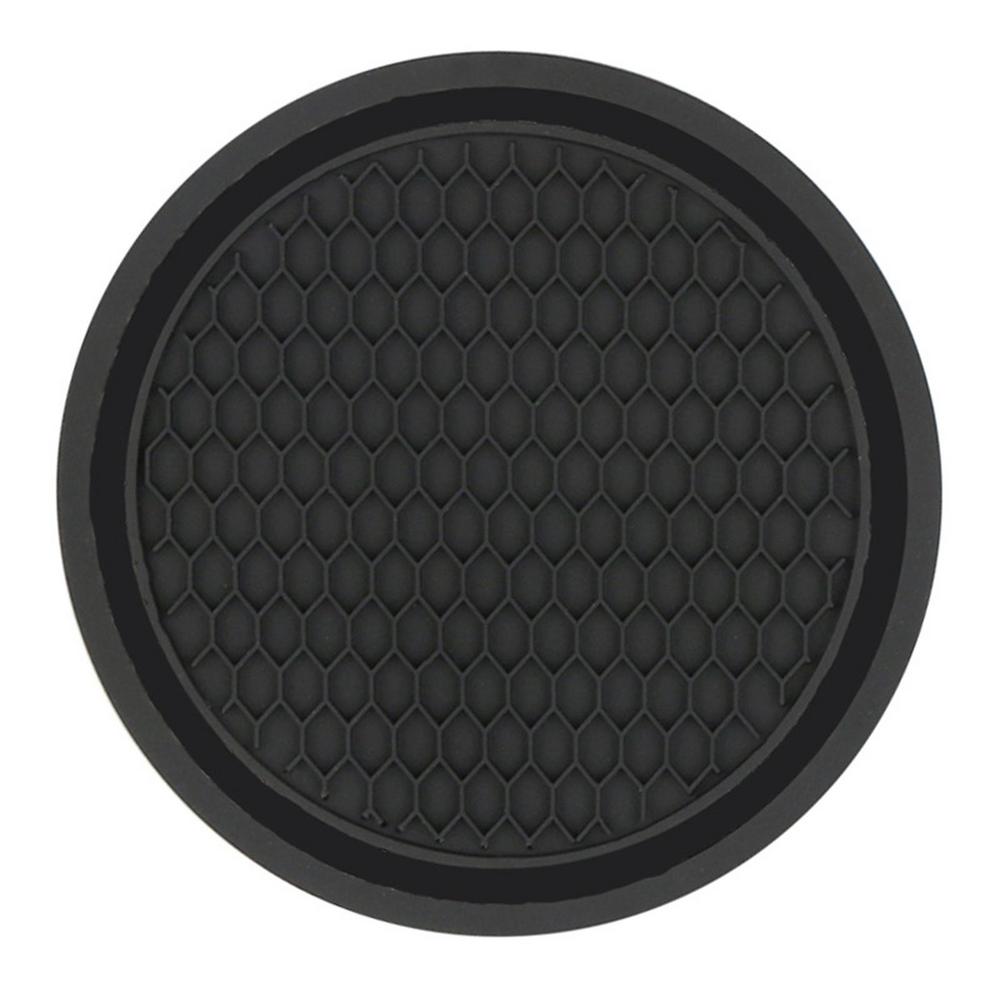 Car Coasters Vehicle Interior Cute Honeycomb Cup Mat Anti-Slip Auto Car Cup Holder Insert Coasters Universal Vehicle