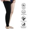 Breathable Long Compression Leg Sleeve Knee Calf Sleeves Compression Leg Warmers  Football