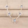 Milky Opal Gemstone Silver Necklace, 925 Sterling Silver Handmade Women Necklace, White Opal Jewelry For Women RN-2-22