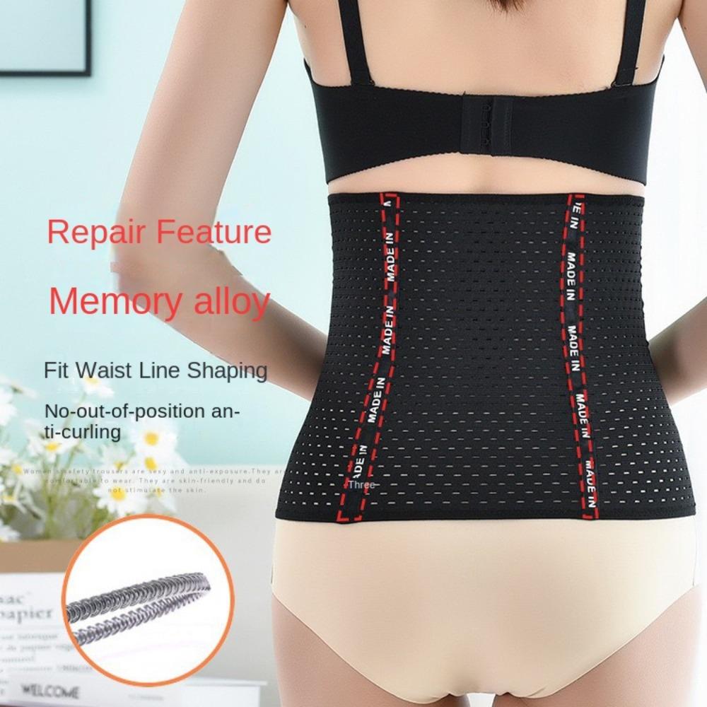 Corset Tummy Control Shapewear Postpartum Girdle Body Shaper Simple Training Sweat Belt Lady