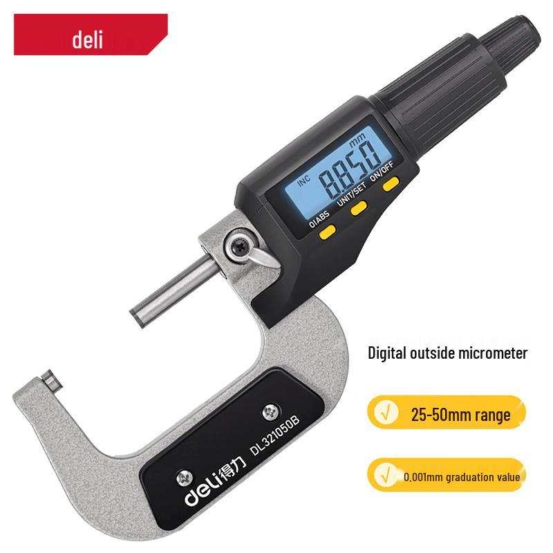 Deli Digital Outside Micrometer