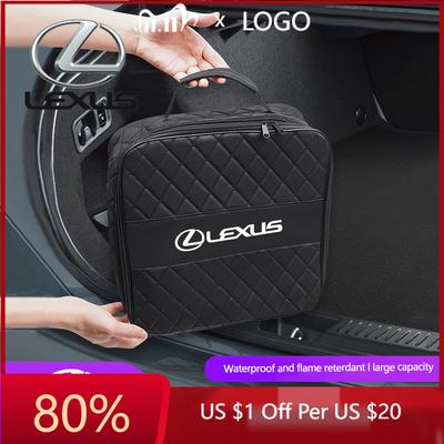 2026 Hot Interior Stickers Electric Car Charging Gun Storage Carry Bag Handbag Organizer For F SPORT ES RX NX LS UX LM LX