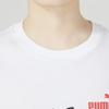Puma T Shirts Men's White Crew Neck Moderate Straight Fit 676699-02