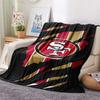San Francisco 49ers Flannel Blanket, High quality Comfortable for All Seasons, Home Decor, Warmth and Comfort