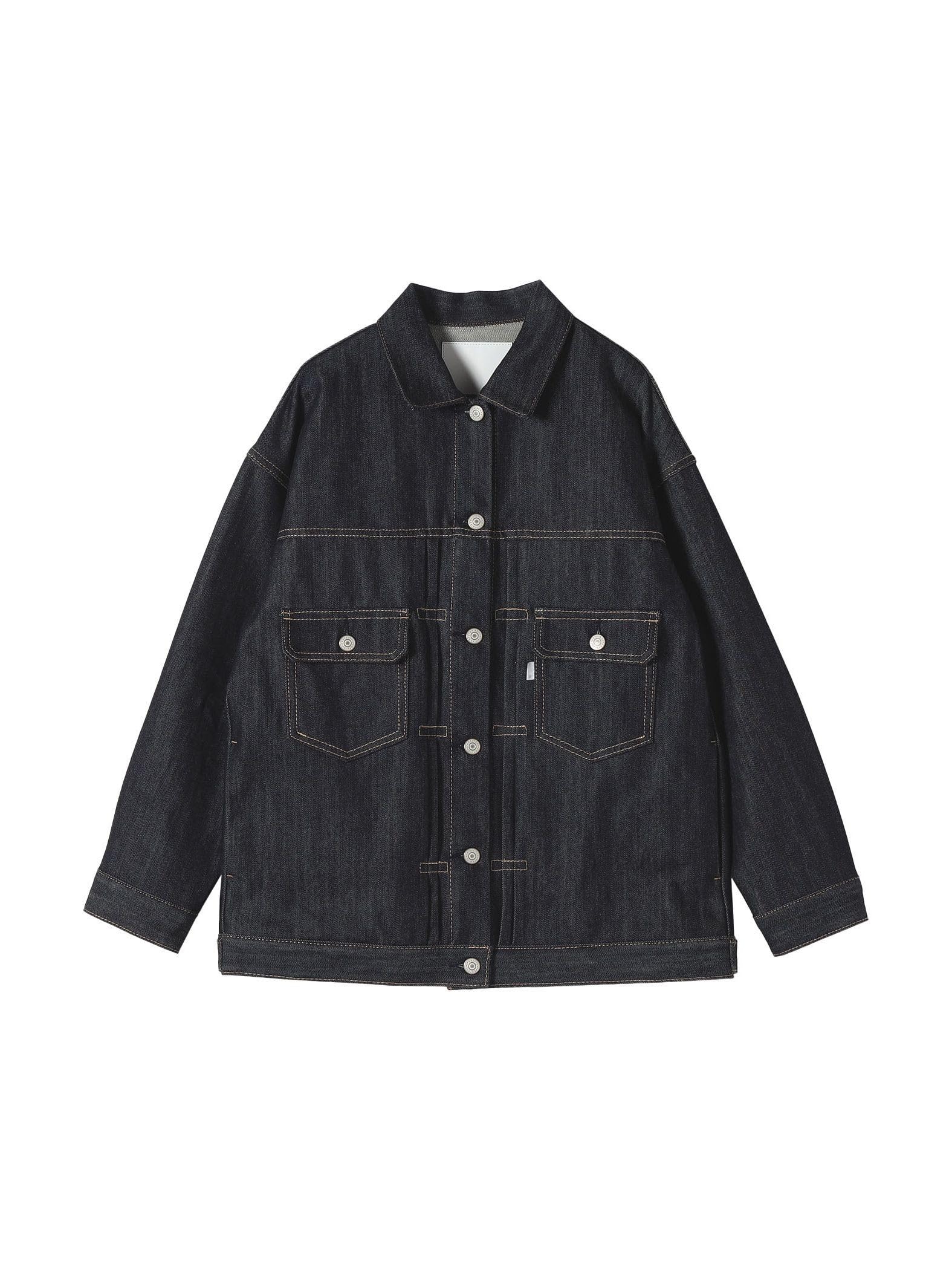 

Ships Any Machine Washable Denim Jacket, 724000045, Navy, One Size
