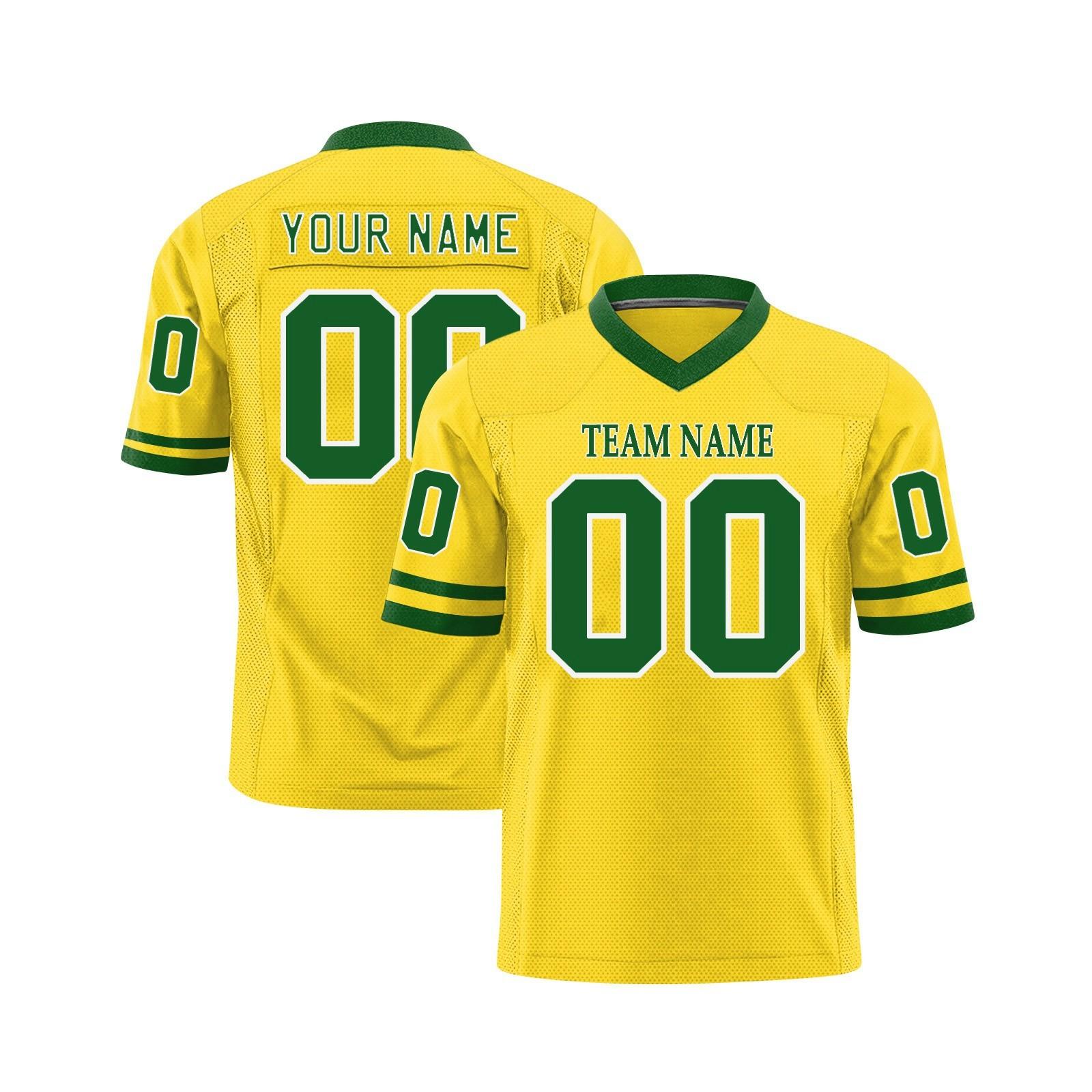 

Индивидуальные футбольные майки с персонализированным напечатанным названием и номером команды, спортивная форма для мужчин, женщин, молодежи S жёлтый