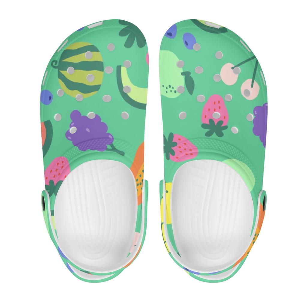 Colorful Printed EVA Clogs Adult Unisex Breathable Soft Sole Slip On Casual Shoes Soft Sole Summer Sandals Daily Comfort