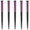 Happy Set of Made In PID2971 J-kitchens Chopsticks, 5, Material Wood, Chopsticks, Japan,