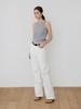 Kkomma Cmj36 Soft Ivory Bootcut Denim Pants
