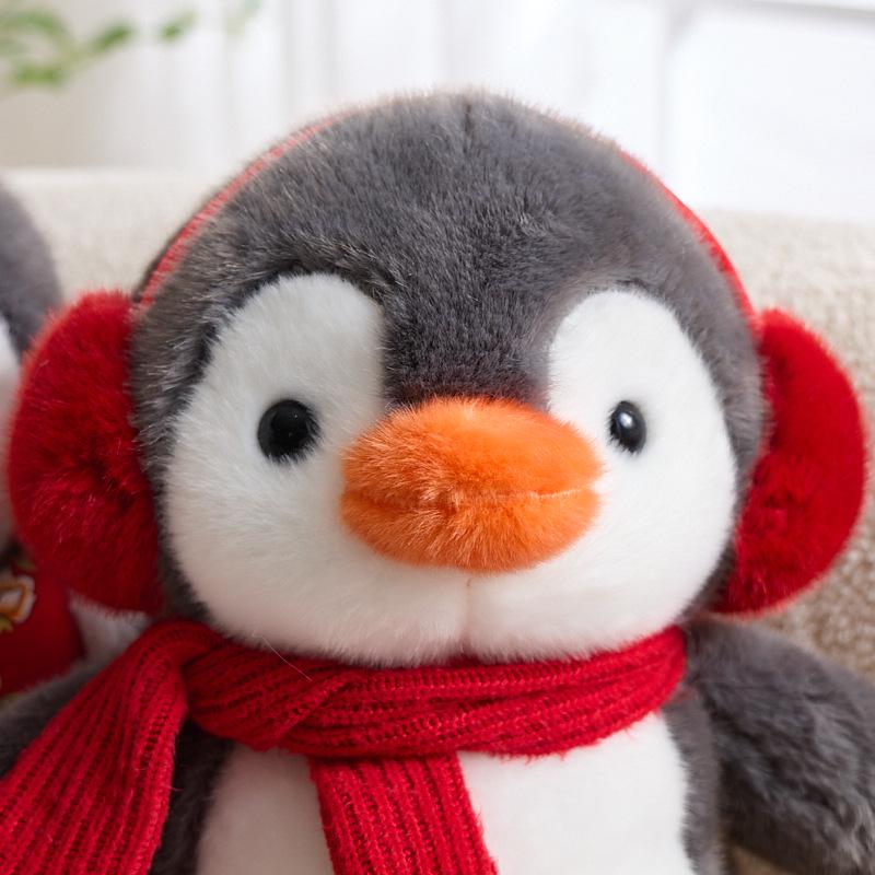 Cute Penguin Plush Cotton Pillow Toy - Perfect Holiday Gift