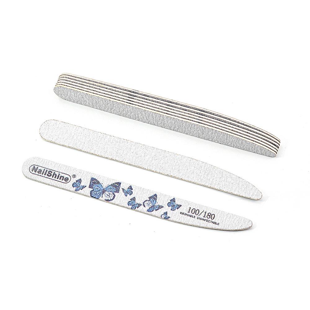 

Тонкая пилочка для ногтей в форме бабочки: Наждачная бумага с острым краем для формовки и шлифовки 17.8x1.9x0.16 cm