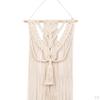 Beige Wall ing Tapestry, Bohemian Macrame Tassel Decoration Woven Tapestry Party Background