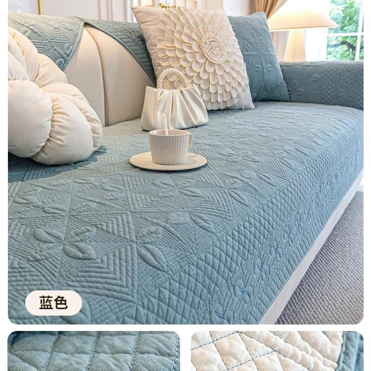 

Cotton Sofa Cushion Universal In All Seasons, Pure Cotton New Non-Slip Seat Cushion, Leather Sofa Cover, Backrest Towel Cover Cloth 70*70cm