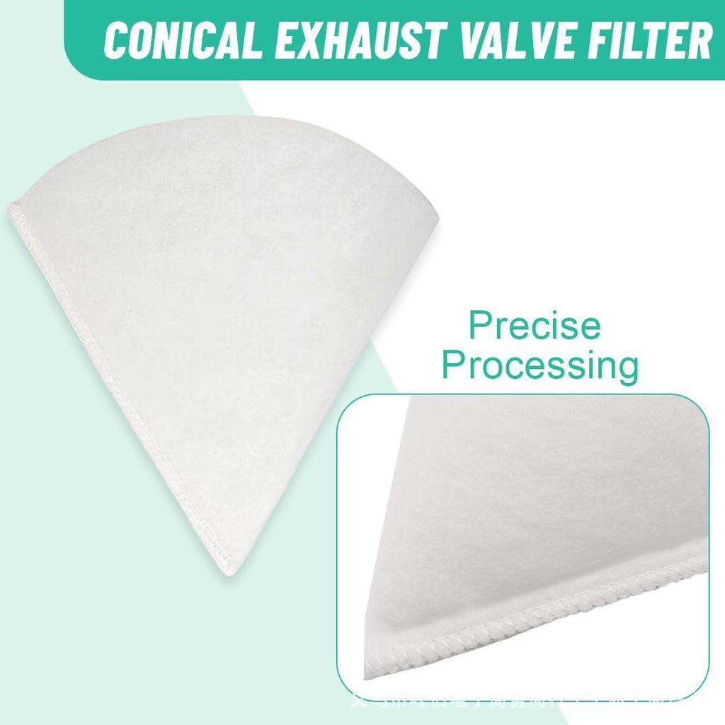 10 Stück Lüftungssystem Konischer Filter DN125 G4 Filtermatte Für Zehnder Maico Pluggit Helios Scheibenventil Ersatzfilter