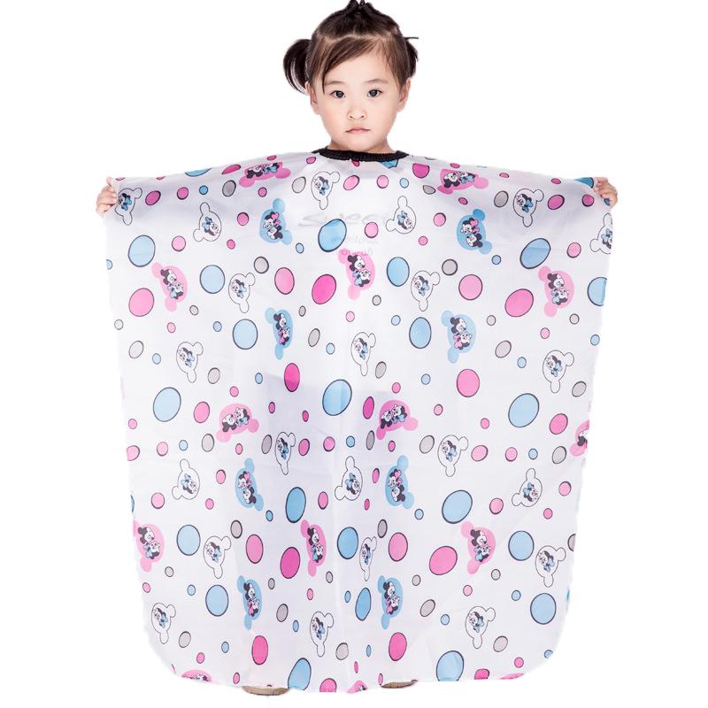 Haircut Salon Hairdressing Cape for Kids Child Styling Polyester Smock Cover Waterproof Shampoo & Cutting Household Gown Apron