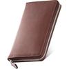 [Eredita] Wallet Men's Small Long Wallet - Tochigi Leather (Dark Brown)