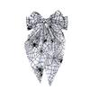 Gothic Spider Web Hair Bow Spring Clip Halloween Scrunchie Fashion Pumpkin Hair Clip  Cosplay