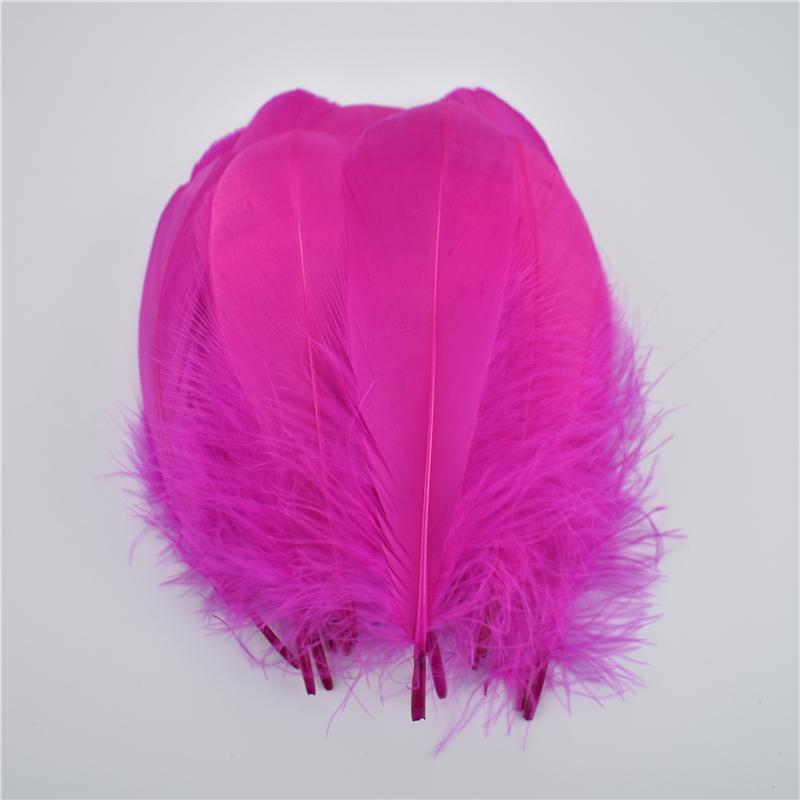 20Pcs Colored Goose Feather 5-7inch/12-18cm  Swan Plumes Handicraft Accessories Wedding Deco Diy Craft Carnival Party Decoration