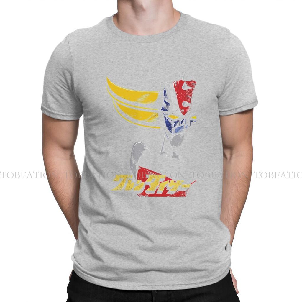 Grendizer Ufo Robot Goldrake Unisex T Shirt Cotton Graphic Crewneck Tee Shirt Harajuku Clothing