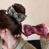Bow Shaped Meatball Head Grab Clip Women's High-end Shark Clip New Unique and Beautiful Hairclip Fashion Hair Accessory Autumn