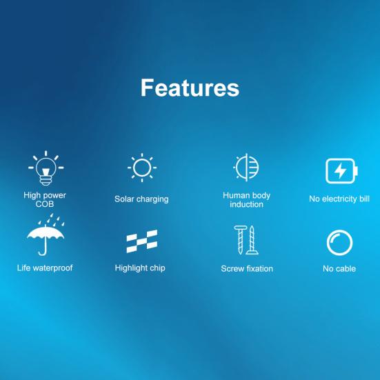

3 главы солнечной энергии лампы двор сад стены Маунт светодиодный датчик движения свет