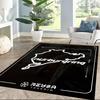 Nürburgring Rennstrecke Quadratische Teppiche sind eine großartige Wahl für Wohnzimmer, Schlafzimmer, Heimdekoration und als Geschenke.