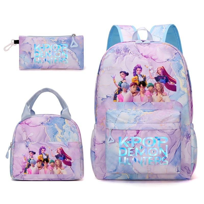 Witch Hunters Kpopdemonhunters Student School Bag Breathable Waterproof Backpack
