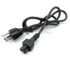 UL US 3-Pin C5 Plug Power Cord, 18AWG SVT/SJT 3-Core Clover Tail