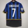 Replica vintage maglia classica Kaka c Ronaldinho capelli a pezzo unico