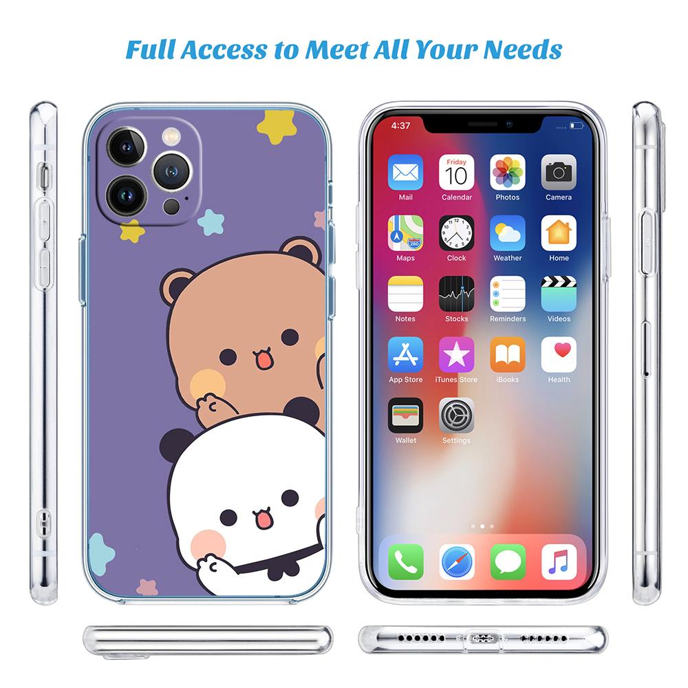 CJ21 BUBU DUDU Transparent Phone Case for LG K22 K30 K40 K40S K41 K42 K50 K50S K51 K51S K52 K61 K62 K71 K92 Q60 Q61 V40 V50 V60