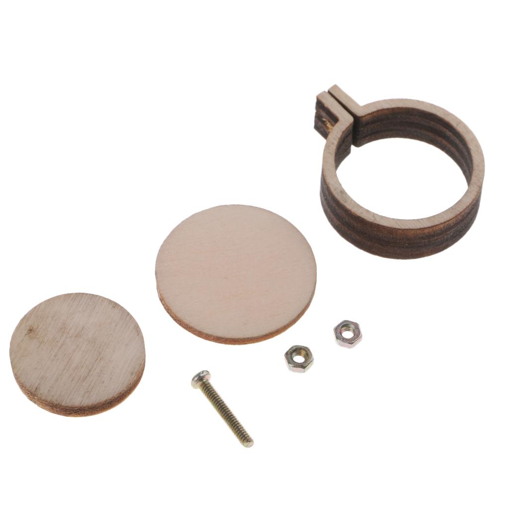 

Мини Круглые Деревянные Пяльцы для Вышивания Рамка для Вышивания Крестом для Взрослых DIY Поделки 2cm