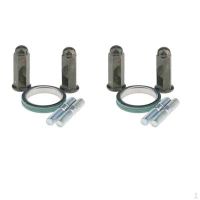 2 Satz Auspuffbolzen Muttern Dichtungssatz für GY6 50cc/125cc/150cc QMB139 Roller