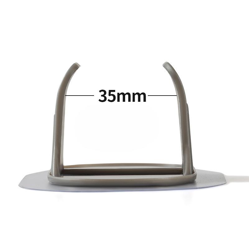 Adhesive Washing Machine Drain Hose Holder for Front Load Washer, No Drill Pipe Clip Organizer for Home Laundry Room