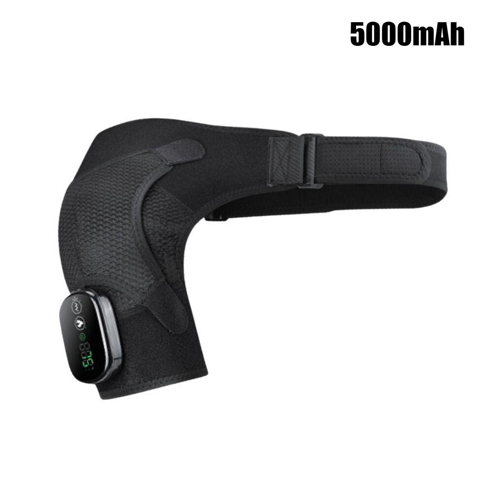 Electric Shoulder Massager Heated Vibration Shoulder Steamer Belt Electric Smart Massage Machine Temperature 3 Modes Adjust