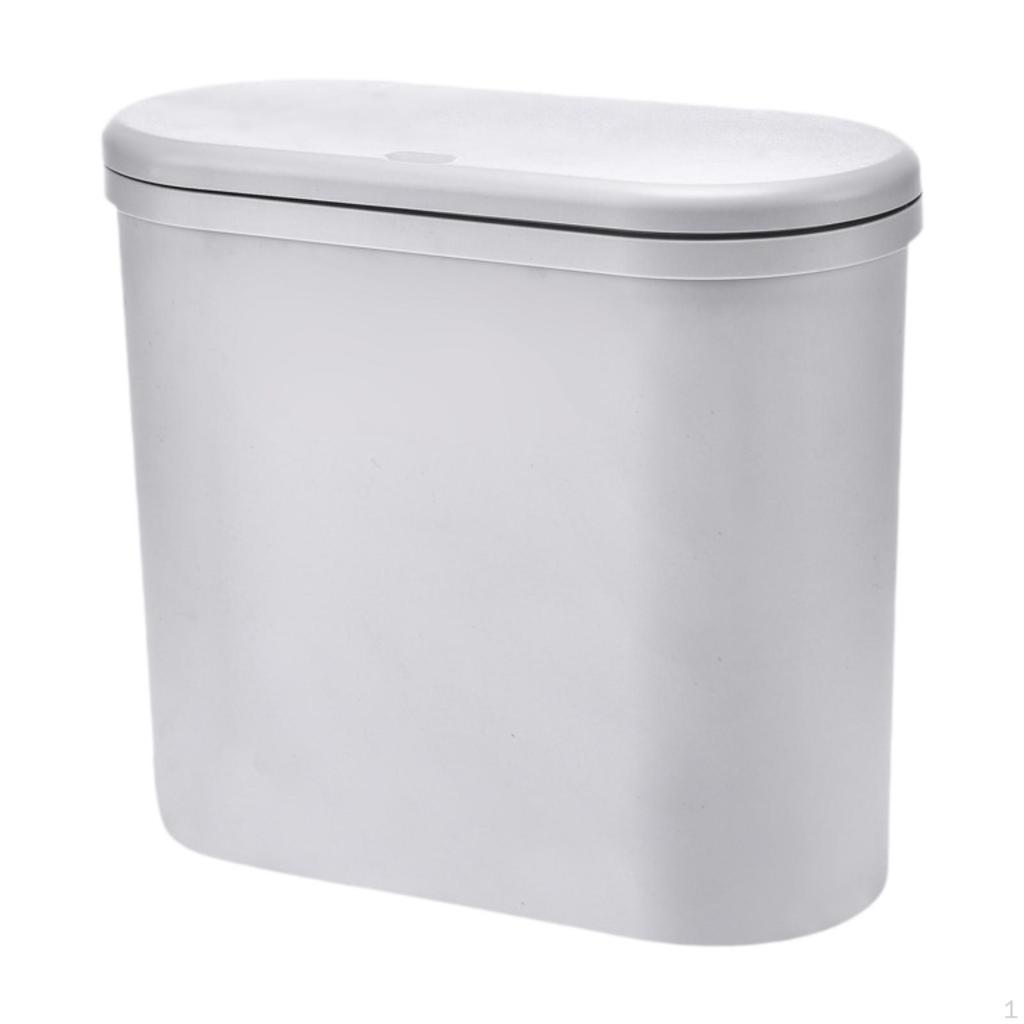 Compact Garbage Bin with Press Type Lid for Office And Home Use